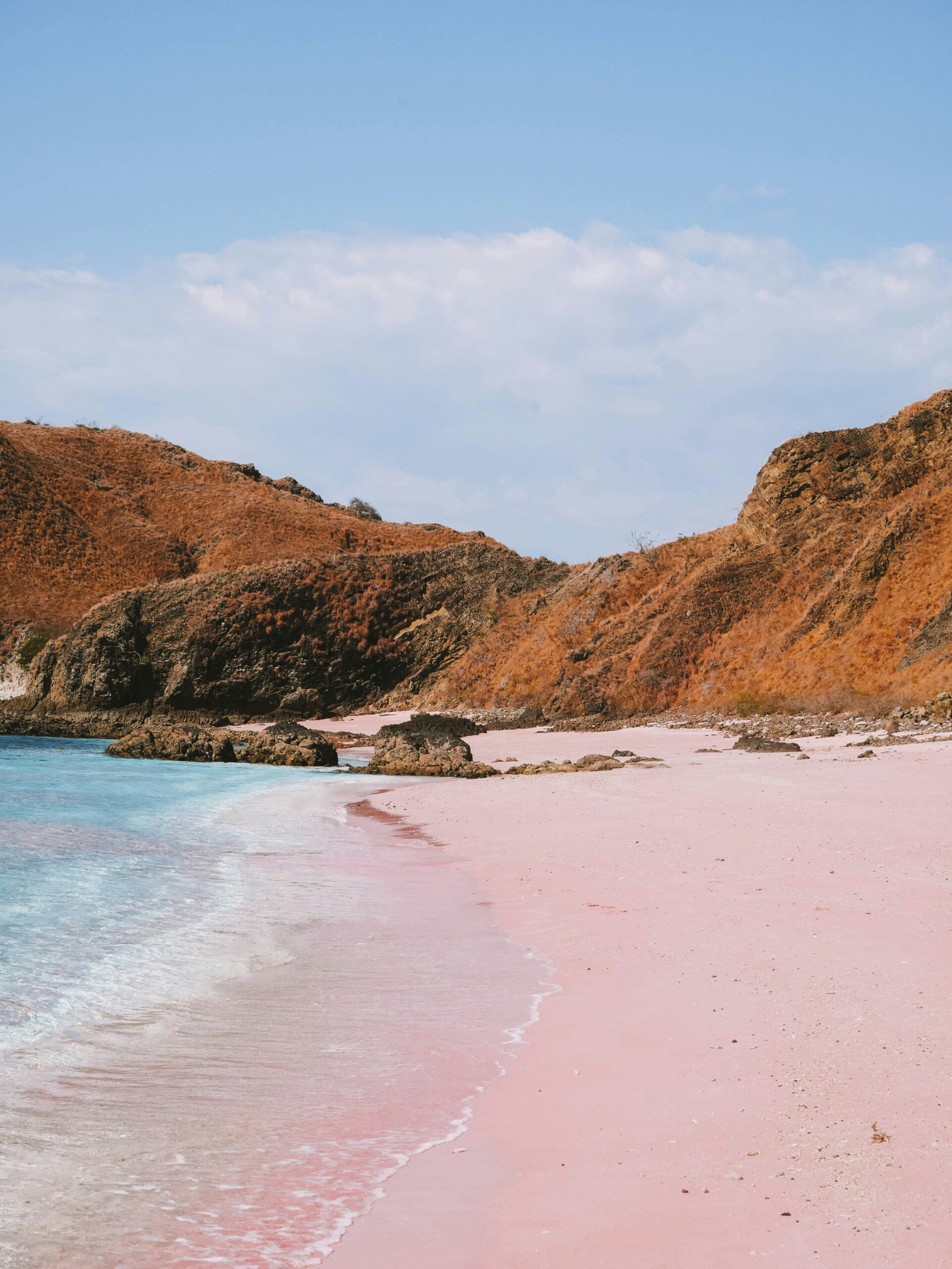 Padar Island and pink beach Komodo